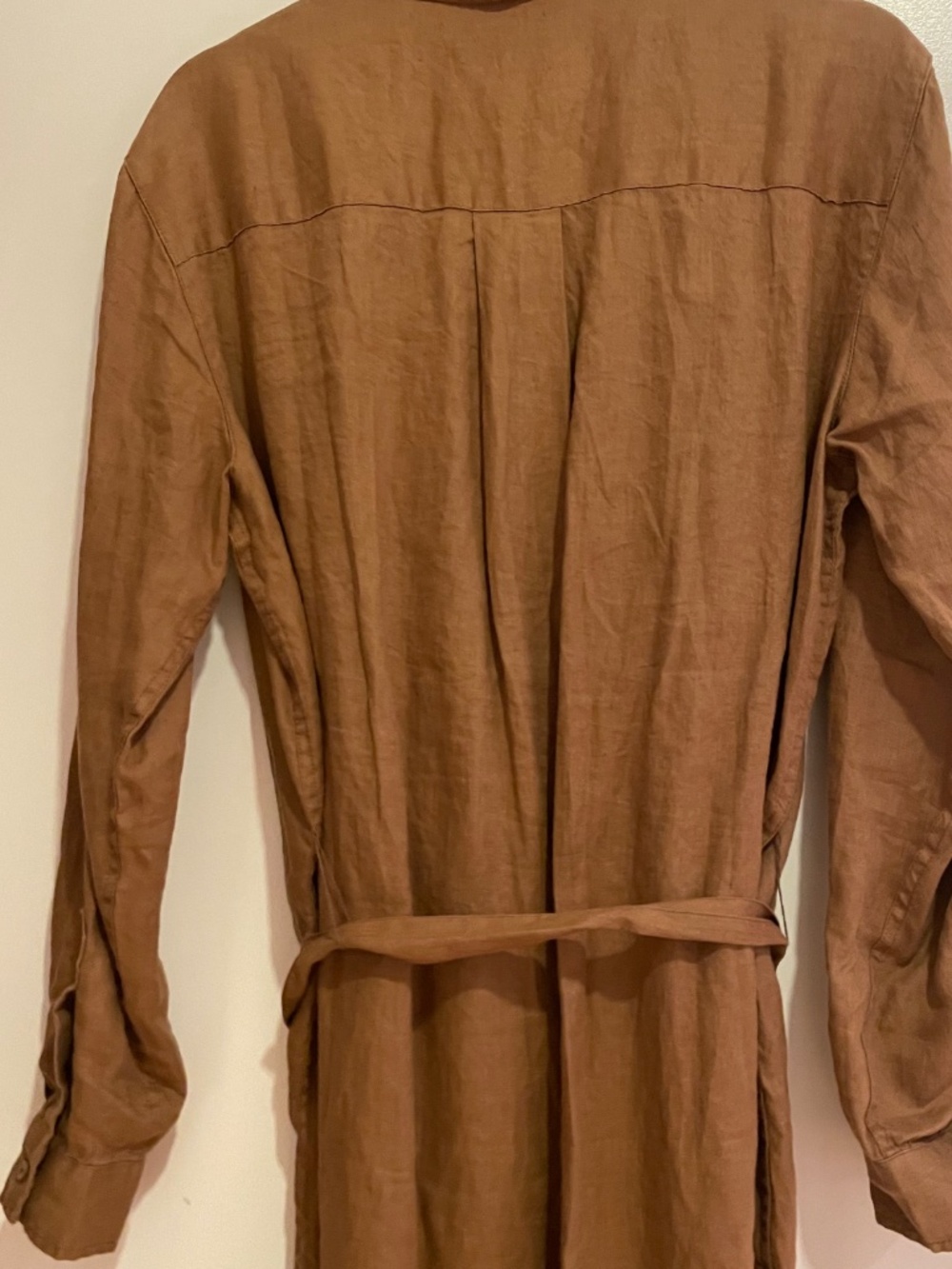 Quince 100% European Linen Maxi Shirt Dress - Picture 5 of 6